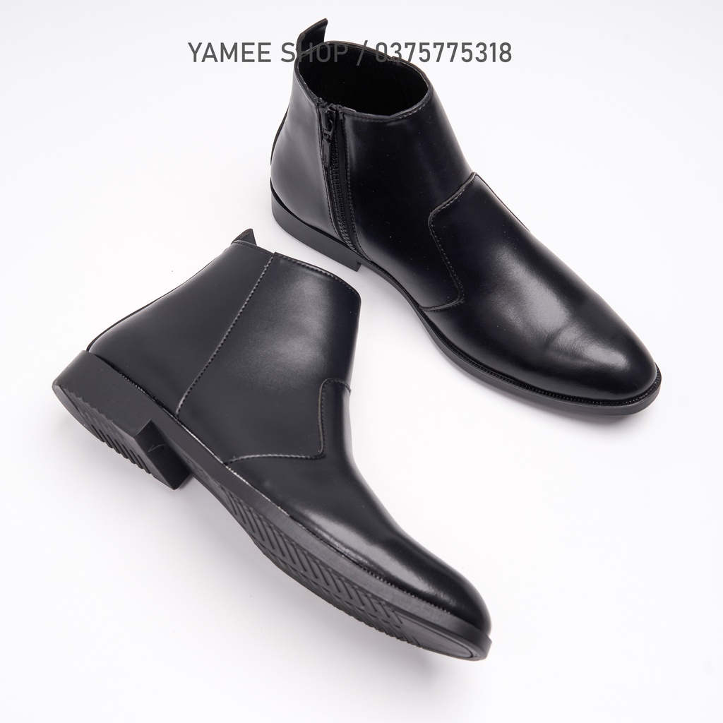 Giày Chelsea Boots Classic cổ khóa, đế khâu chắc chắn