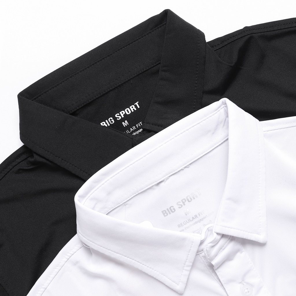 Áo Thun Nam Có Cổ Tay Ngắn Cổ Bẻ Cao Cấp Thiết Kế Sang Trọng Độc Đáo Vải Poly Trẻ Trung Chính Hãng - Big Sport, BS32 | BigBuy360 - bigbuy360.vn