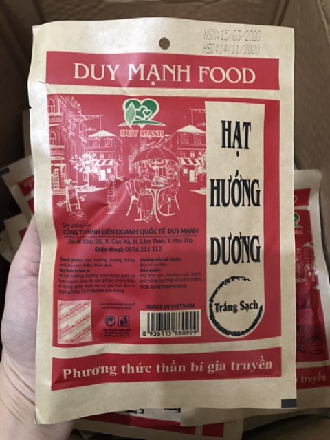 Hướng Dương Trắng/ Đen DUY MẠNH 75g