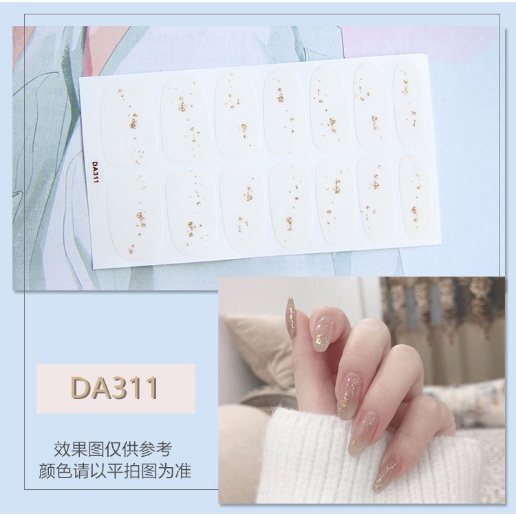 Sticker dán móng tay PMAX 3D 14 móng không thấm nước chất lượng 