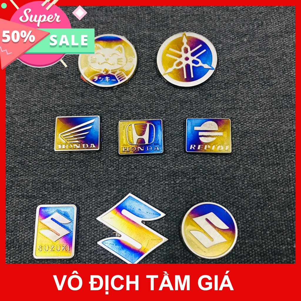 [GIÁ GỐC]   TEM DÁN XE MÁY LOGO YAMAHA, MÈO CHIÊU TÀI, REPSOL, SUZUKI, LOGO HONDA.... TRANG TRÍ XE MÁY CỰC BỀN CỰC ĐẸP