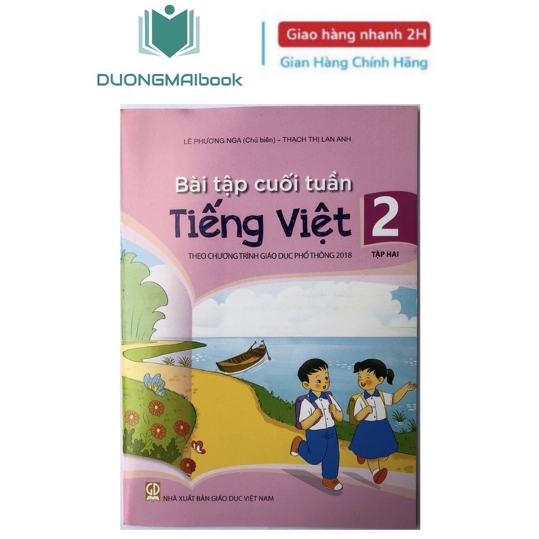 Sách - Bài tập cuối tuần Tiếng Việt 2 theo chương trình giáo dục phổ thông 2018 -NXB Giáo dục