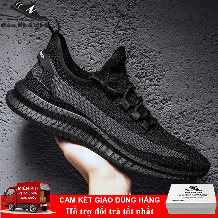 Giày Sneaker thể thao nam đen GTT-29T/Đen - Giày Thể Thao Nam Nữ Phú Thương