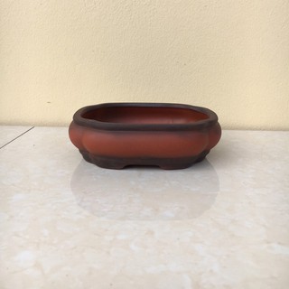 Chậu bonsai Áng mây mini đất nung gốm Bát tràng 1 size BM-28 -Re2