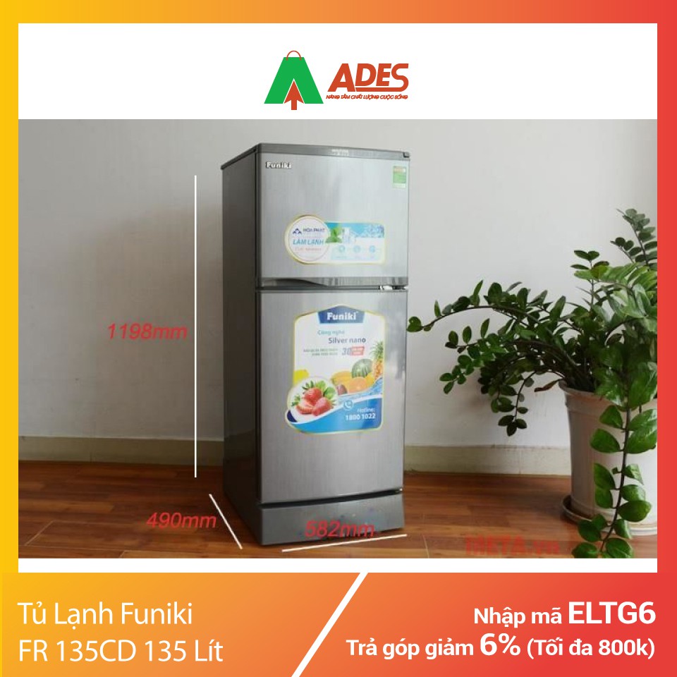 Tủ Lạnh Funiki FR 135CD 135 Lít | Chính Hãng, Giá Rẻ