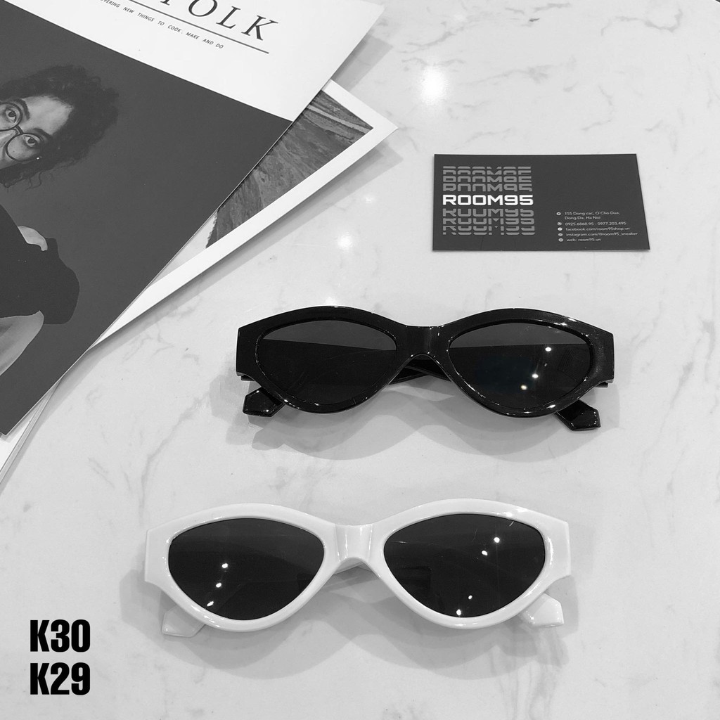 [ ROOM95 ] KÍNH OVAL OFF WHITE