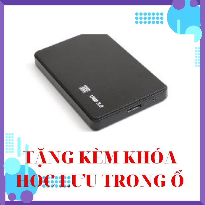 SIÊU ƯU ĐÃI ⚡ Ổ cứng di động, dung lượng 2Tb,chính hãng (tặng khóa học lưu trong ổ)