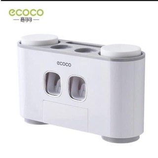Bộ kệ đồ ecoco nhả kem và đựng bàn chải đánh răng cao cấp