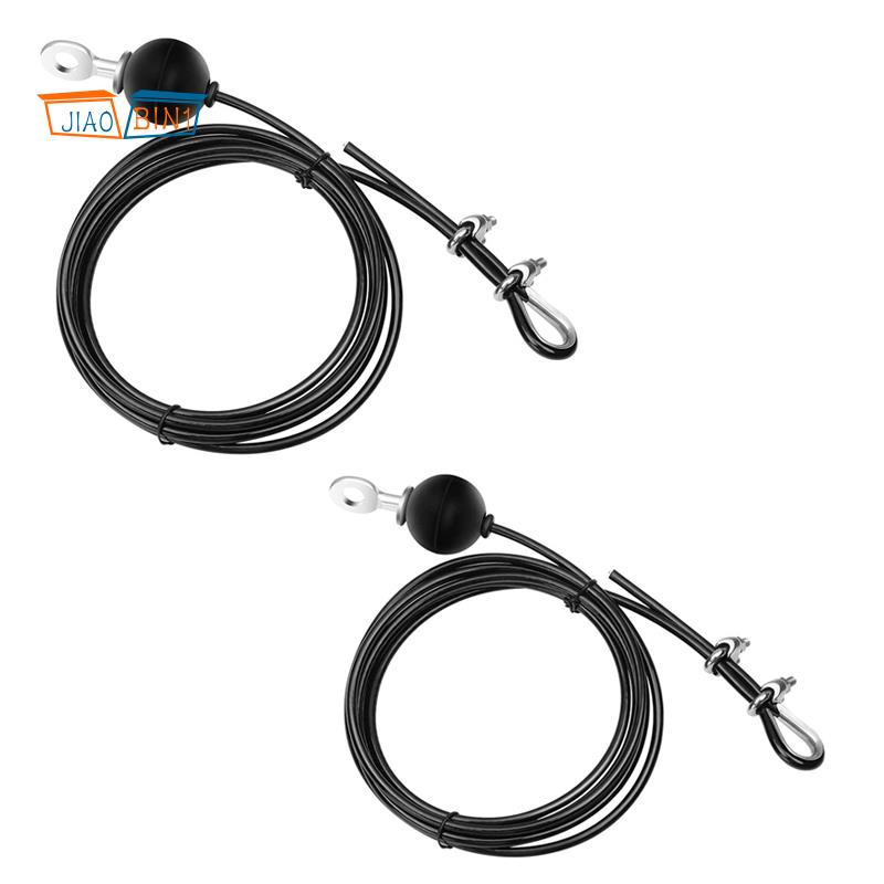 Set 2 dây cáp thép chịu lực có thể điều chỉnh dài 2m và 3 mét dùng cho tập gym tại nhà