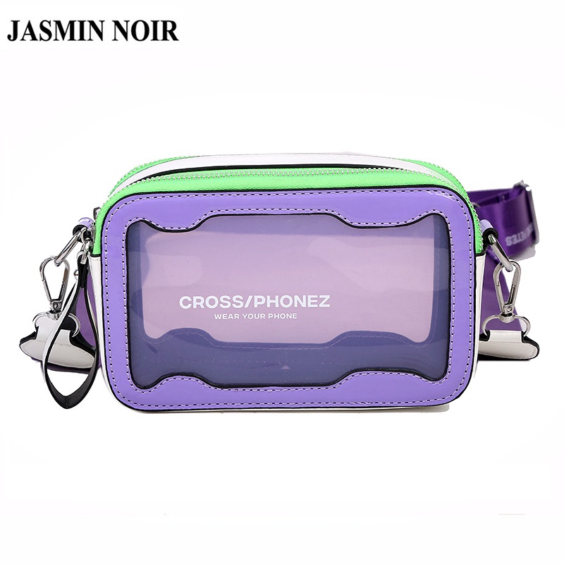 Túi đeo chéo dạng thạch JASMIN NOIR thiết kế đơn giản thời trang cho nữ
