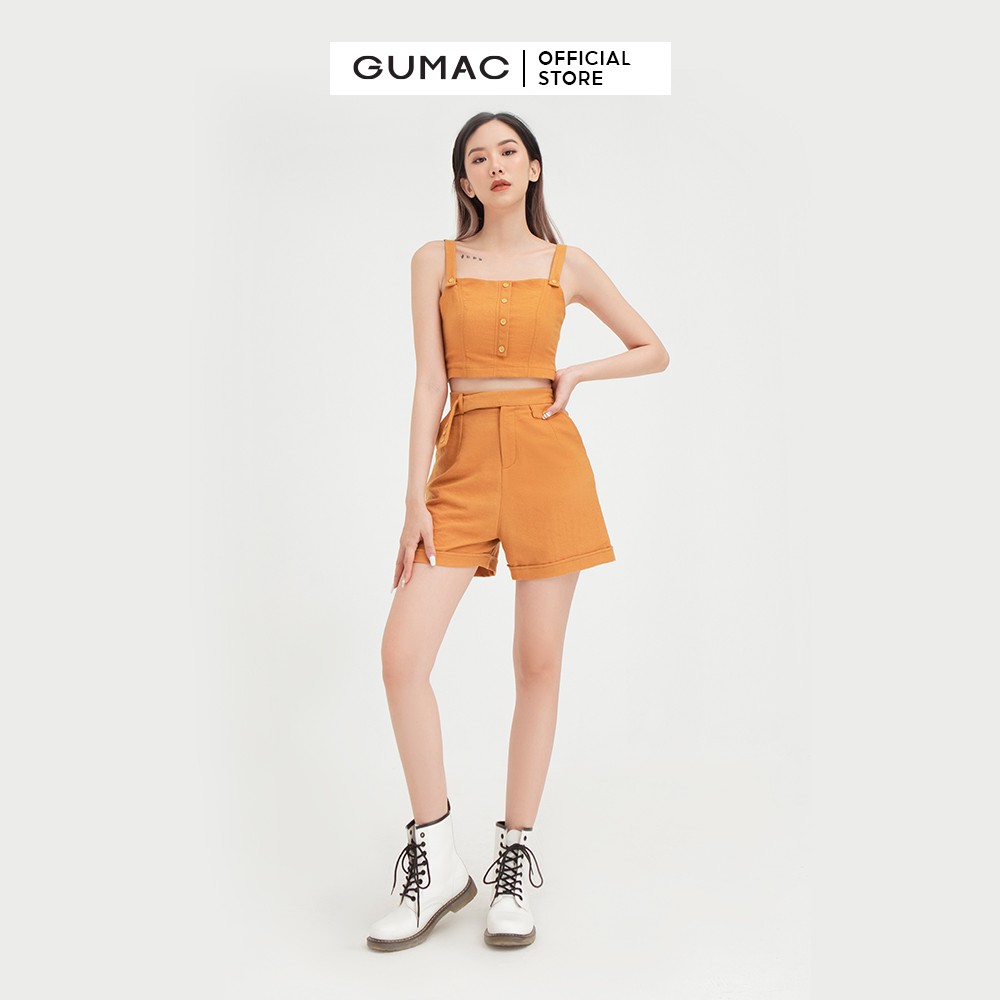 Quần short nữ lật lai GUMAC thiết kế năng động trẻ trung QB416 | BigBuy360 - bigbuy360.vn