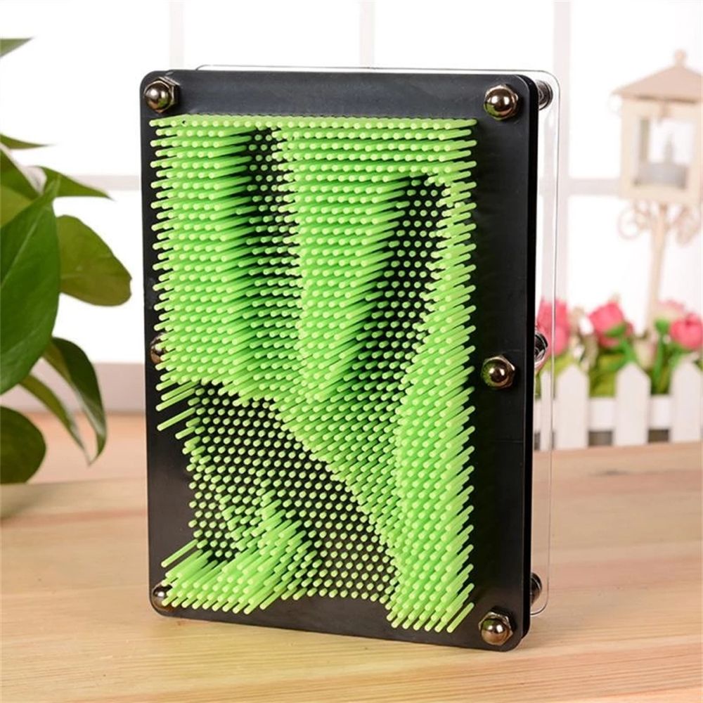 YIYU Khung điêu khắc đầu ghim 3D bằng nhựa ấn tượng nhiều màu sắc cho bé