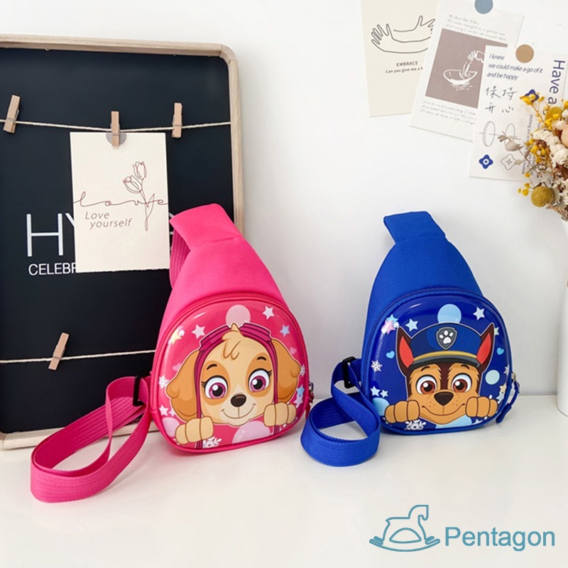 Túi Đeo Chéo Siêu Nhẹ In Họa Tiết Hoạt Hình Phong Cách Hàn Quốc Cho Bé