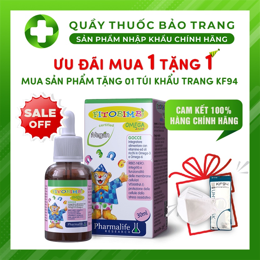 Fitobimbi Omega Junior - Phát triển trí não cho bé