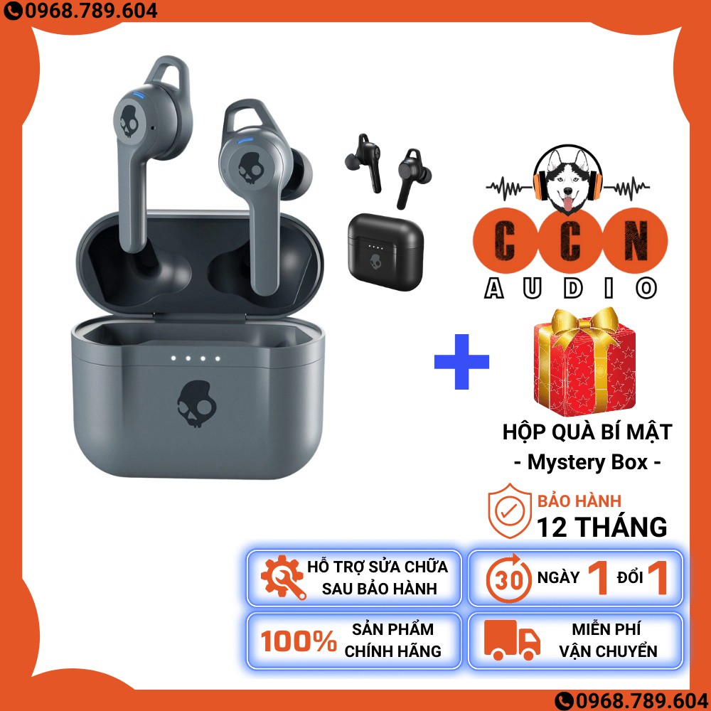 Tai nghe SKULLCANDY INDY FUEL TRUEWIRELESS chính hãng - Mới 100%, Bảo hành 12 tháng