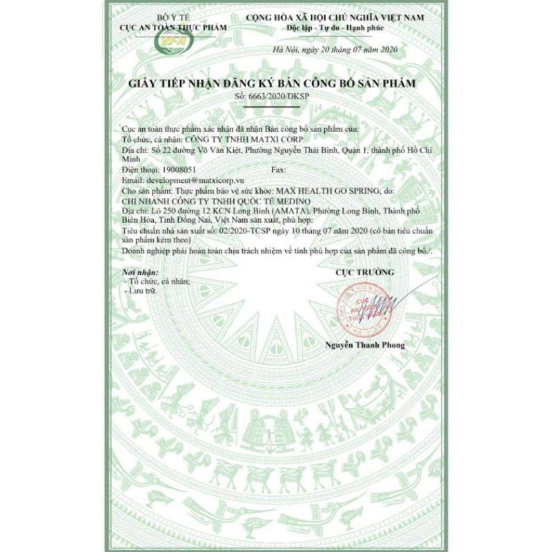 Viên uống Go Spring Nội Tiết Tố Chính hãng 100%