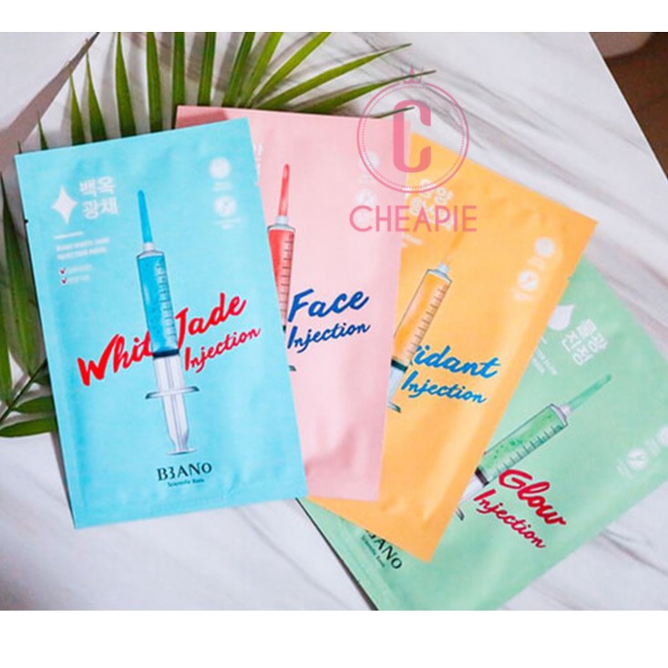 Mặt nạ huyết thanh dưỡng da Bano Injection (miếng)