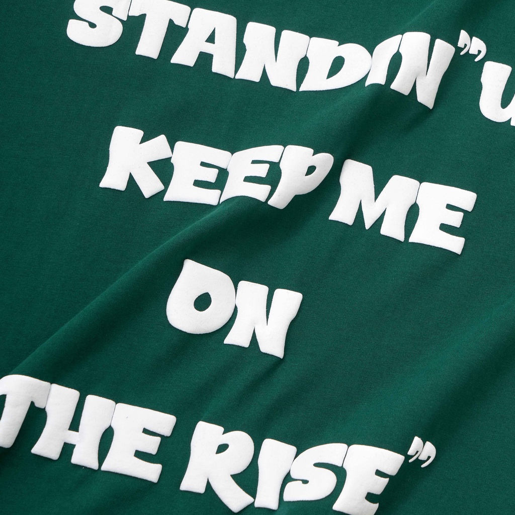 Áo Thun Unisex Morpheus màu xanh lá in nổi slogan 100% Cotton - Local Brand Chính Hãng