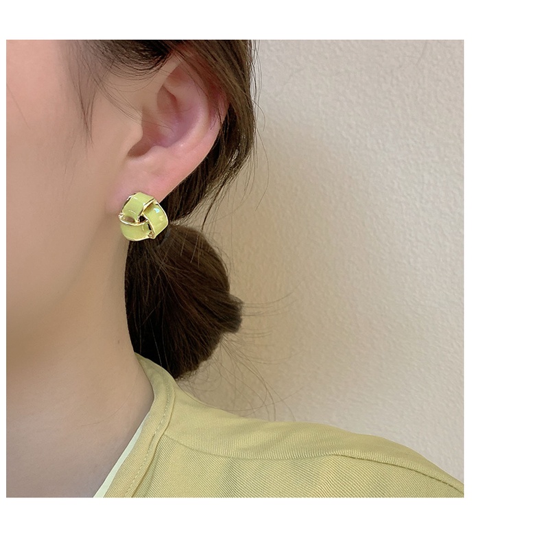 Bông Tai Hình Tròn tok tok Phong Cách Pháp Sang Trọng Thời Trang Cho Nữ 2023