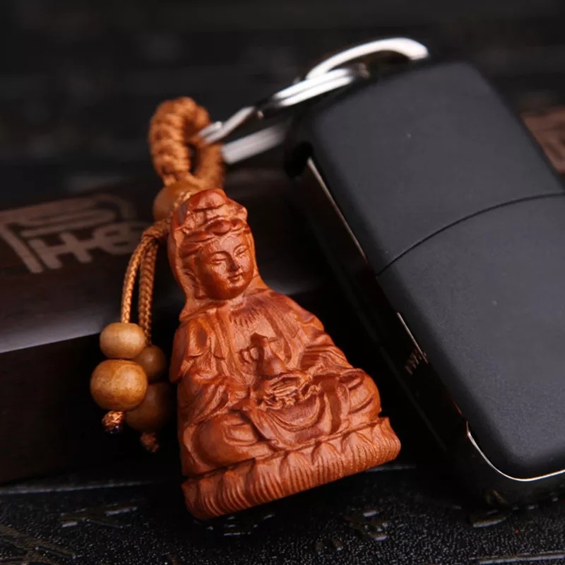 Móc khóa hình 3D   bàng gỗ xịn đẹp chống nước - moc khoa xe