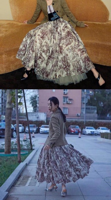 Chân váy xoè dài Angela Baby