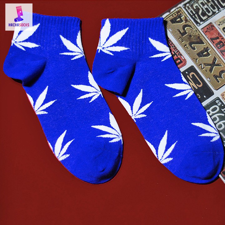 Vớ Ngắn Hình Chiếc Lá - Tất Họa Tiết Lá Cỏ