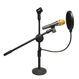 Double Layer Studio Microphone Flexible WindScreen Mask Mic Pop Filter Shield 155MM for Speaking Recording Accessories