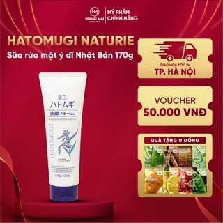 Sữa rửa mặt ý dĩ Hatomugi Naturie Nhật Bản 170g