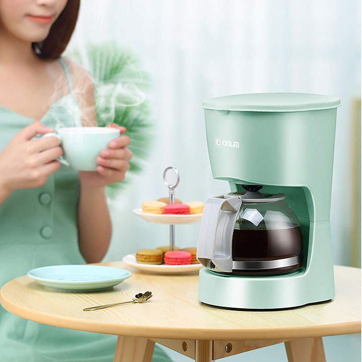 Máy Pha Cafe Trà Tự Động Donlim Thông Minh Chuyên Nghiệp Dung Tích 600ml Máy Pha Cà Phê Và Trà Mini Bền Đẹp