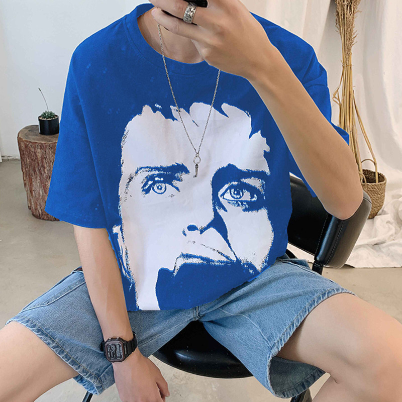 Áo thun tay ngắn phong cách Hàn Quốc thời trang cá tính cho cặp đôi