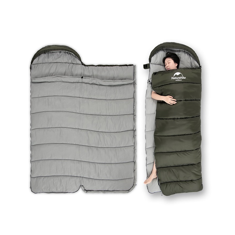 Túi ngủ du lịch ngoài trời Naturehike cao cấp, túi ngủ văn phòng chống thấm nước, đi phượt | BigBuy360 - bigbuy360.vn