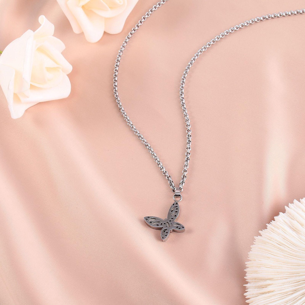 Vòng cổ Choker Bằng Thép Không Gỉ Mặt Hình Trái Tim Thời Trang Cho Cặp Đôi
