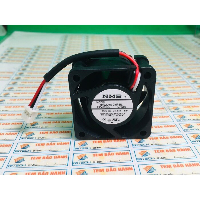 04020VA-24P-BL QUẠT NMB 24V 0.13A KÍCH THƯỚC 40*40*20MM