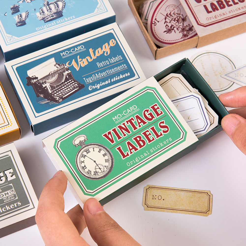 Nhãn Dán Trang Trí Phong Cách Cổ Điển