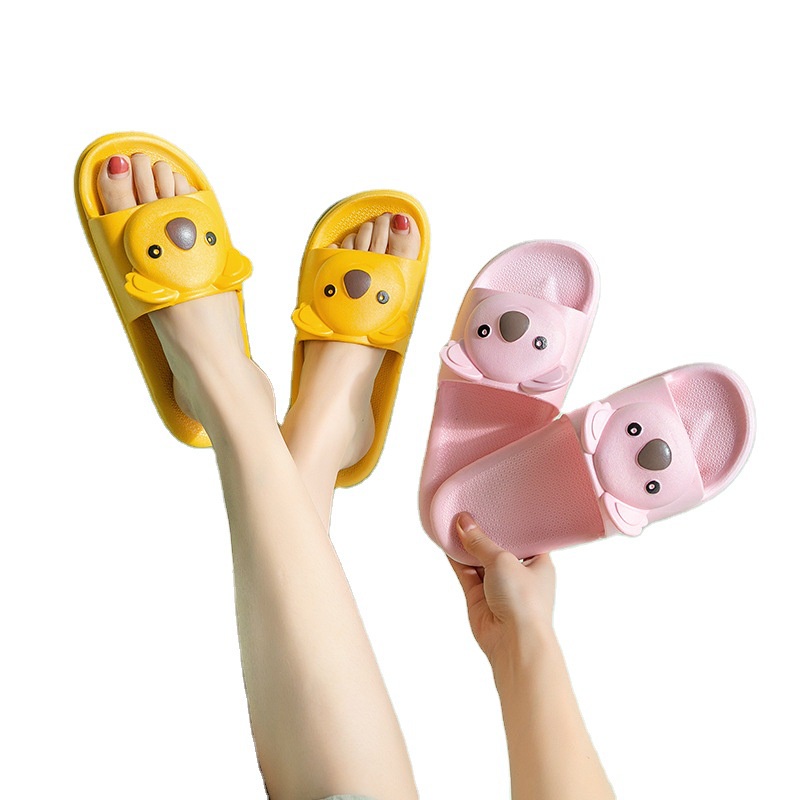 Dép lê quai ngang đúc cho nữ hình gấu túi Coala cute chất cao su siêu nhẹ