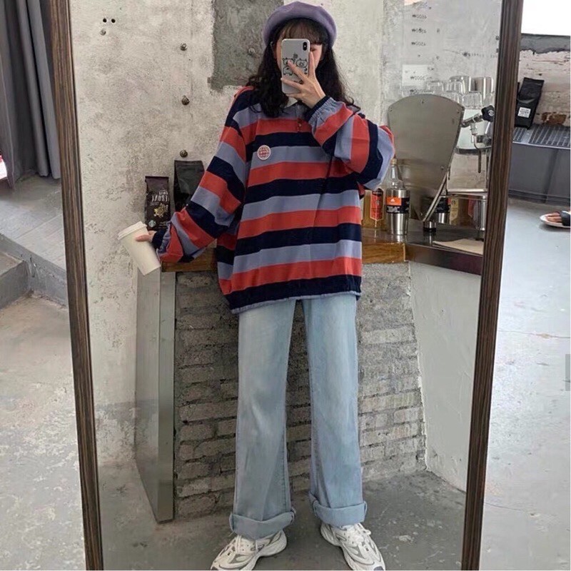 [ Siêu Sale ] QUẦN JEAN ỐNG RỘNG DÀI NỮ CAO CẤP HADI CỰC HOT-NL12309