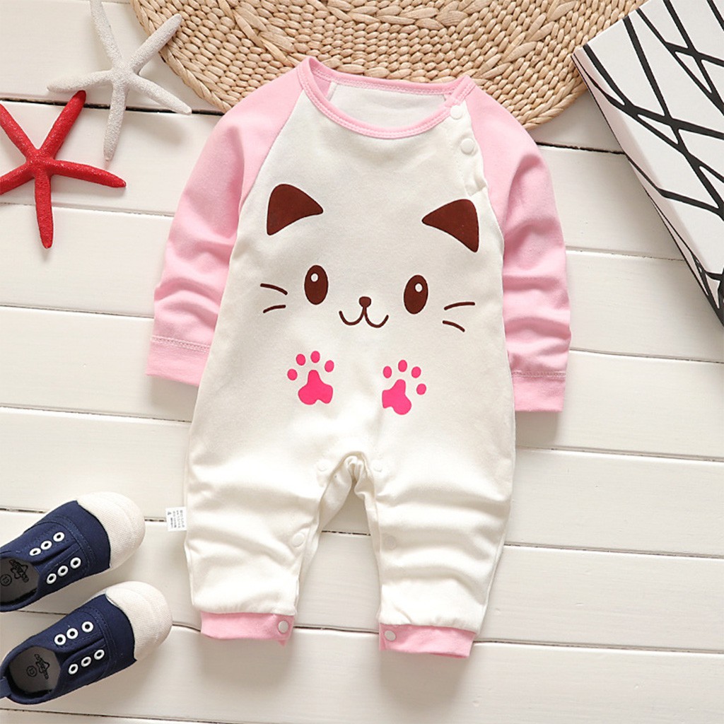 Bodysuit cho bé body liền thân dài tay cho bé hàng Quảng Châu cao cấp xuất Nhật