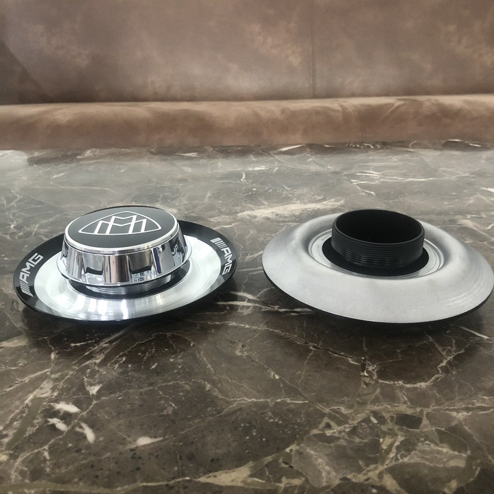 Logo chụp mâm, ốp lazang bánh xe ô tô Maybach BC-1030M ( GIÁ 1 CHIẾC )
