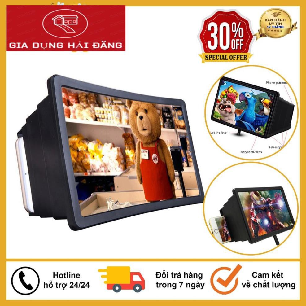 Kính Xem Phim Phóng Đại Hình Ảnh Điện Thoại 3D 8 Inch Thế Hệ Mới 2020