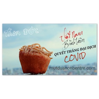 Mứt dừa non nhà làm thủ công, mềm dẻo 500gr vị cafe - Tâm Đức