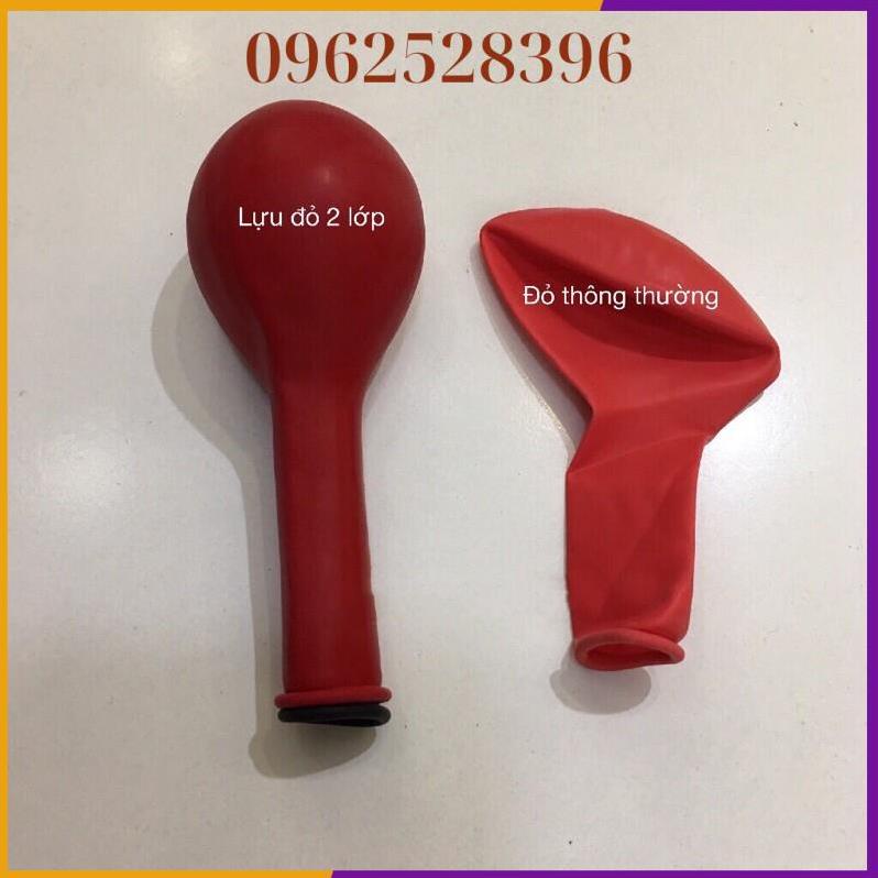 Set bóng trang trí phòng cưới màu thạch lựu đỏ nổi bật