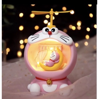 Order đèn ngủ, ống heo đôrêmon để bàn trang trí phòng ngủ cho bé