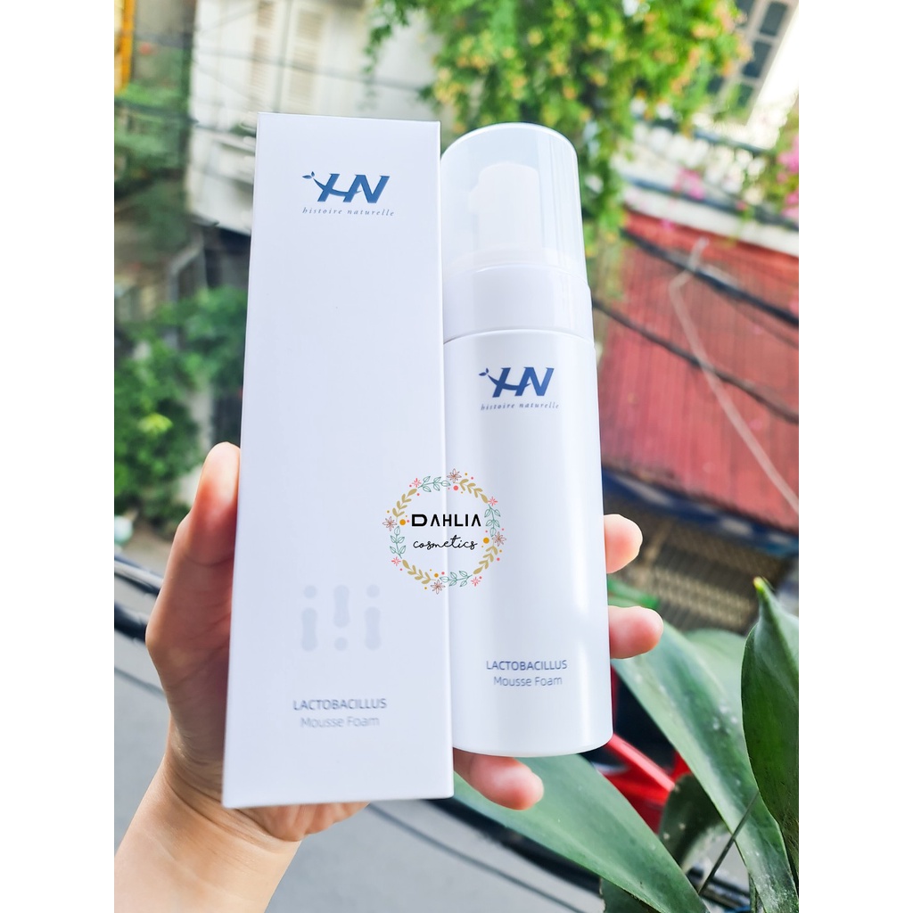 Sữa rửa mặt lợi khuẩn dạng tạo bọt sẵn HISTOIRE NATURELLE Lactobacillus Mousse Foam 150ml
