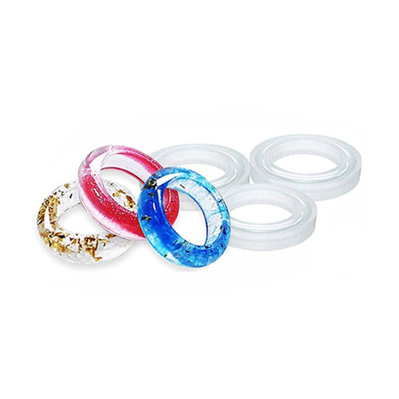 Set 3 Khuôn Silicone Làm Nhẫn Hình Số 8 DIY