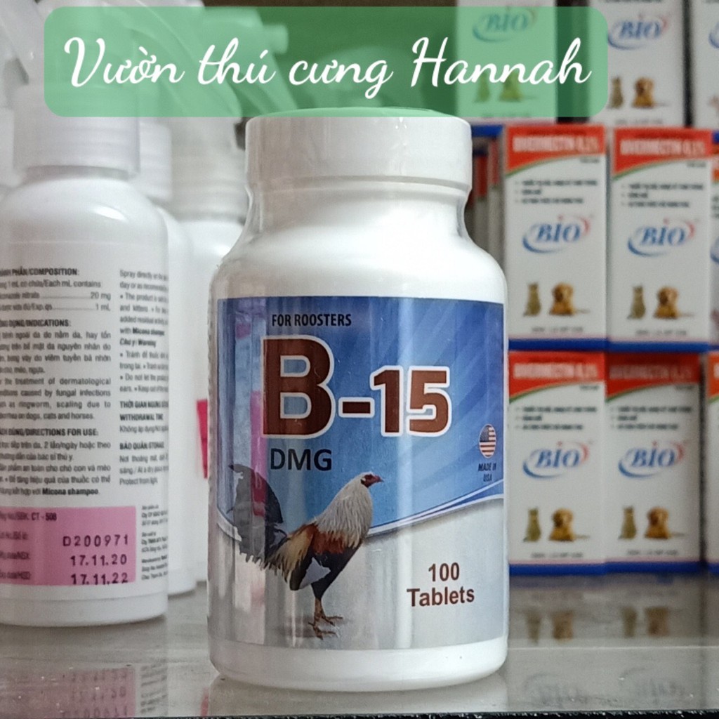 VITAMIN B15 CHO GÀ ĐÁ GIÚP GÀ SẮC BÉN, DẺO DAI (Tặng 1 gói Anticoc 30g)