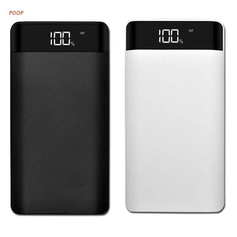 Hộp Pin Sạc Dự Phòng Poop 5v 2a 3 Cổng Usb Diy 8x 18650 Cho Điện Thoại Samsung Xiaomi