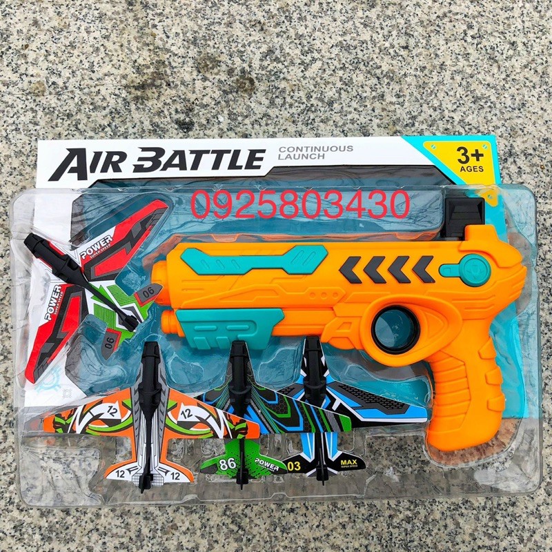 Súng đồ chơi phóng máy bay Jasmine Baby cho bé từ 3 tuổi