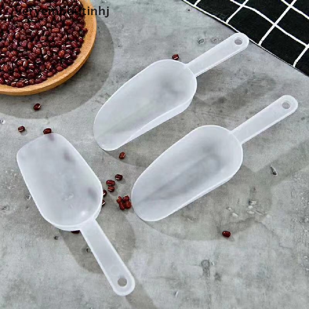 Muỗng Múc Đá / Kẹo / Đường Bằng Nhựa Mờ Đa Năng