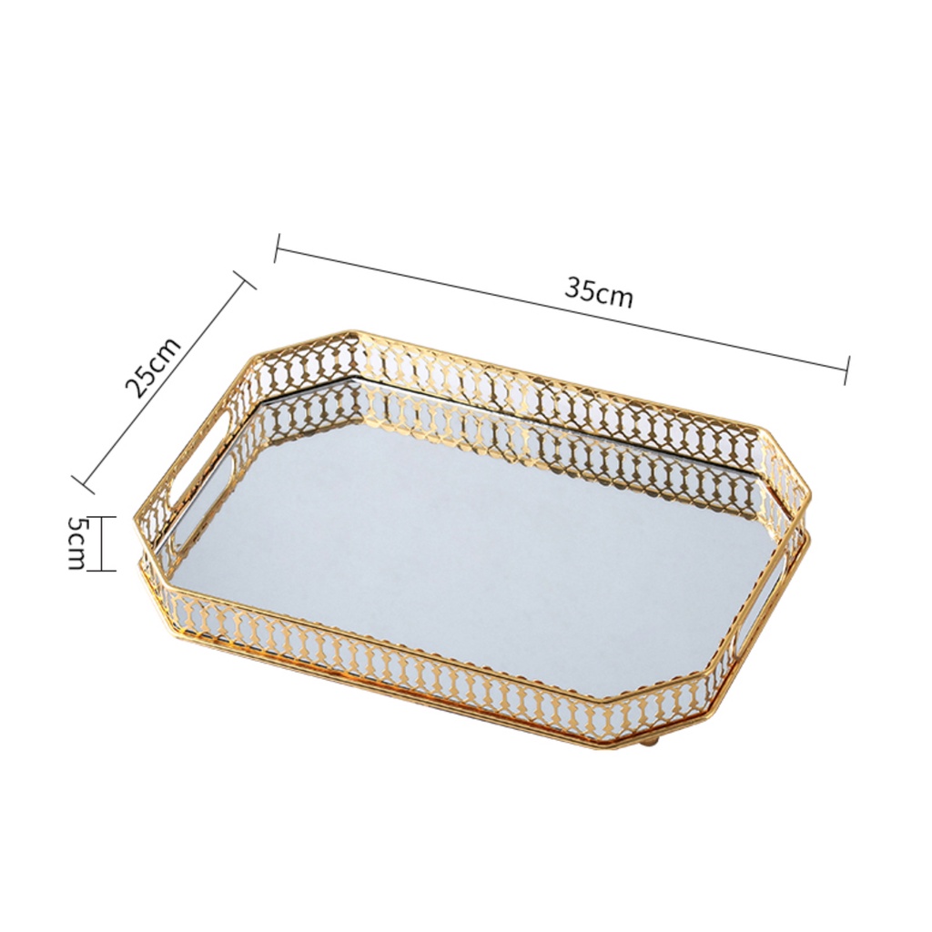 Khay Gương. Khay Gương Trang Trí Decor