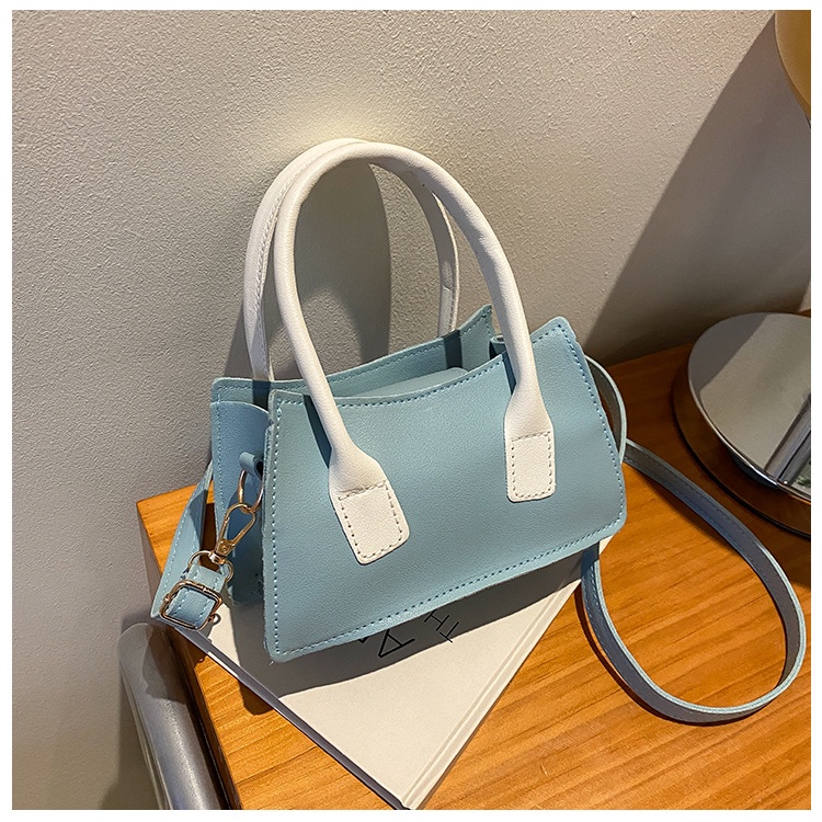 Túi Xách Đeo Vai Hình Vuông Cỡ Nhỏ Phối Dây Đeo Sợi Xích Thời Trang Cho Nữ